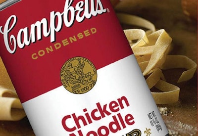 Courtesy of Campbell Soup Co. l On WhatsInMyFood.com, the page for the iconic Campbell’s Chicken Noodle Soup includes sections on the key ingredients and how they are made; ingredients for flavor, texture and color; genetically modified ingredients; who makes and grows the soup; and the packaging.
