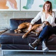 Courtesy The Honest Kitchen | The Honest Kitchen Founder and CEO Lucy Postins, here with Rhodesian Ridgeback Willow, has grown her company from its origins as an online, home-based business to a family-owned business focusing on expanding in the dehydrated pet food market.