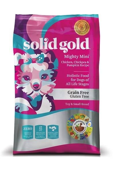 Solid Gold Pet Toy And Small Breed Dry Kibble