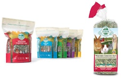 Stefan Hartung, executive creator for Ideas That Kick, and Melissa Ross, director of marketing and education for Oxbow Animal Health, shared their advice at Petfood Forum after recently partnering to rebrand Oxbow's packaging. | Oxbow