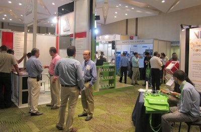 Foro Mexico 2016, a pet food conference held June 16-17 in Guadalajara, included a small room of exhibits from leading pet food suppliers. l Tim Wall