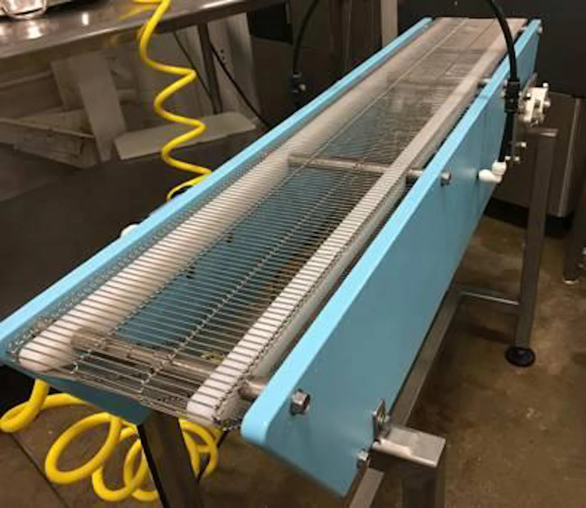 Dynamic Conveyor DynaClean conveyor metal belt option From: Dynamic ...