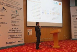 During Petfood Forum China 2016, Pushan Tagore of GfK presented data on the Chinese retail pet food market and drivers for growth of the market. l Debbie Phillips-Donaldson