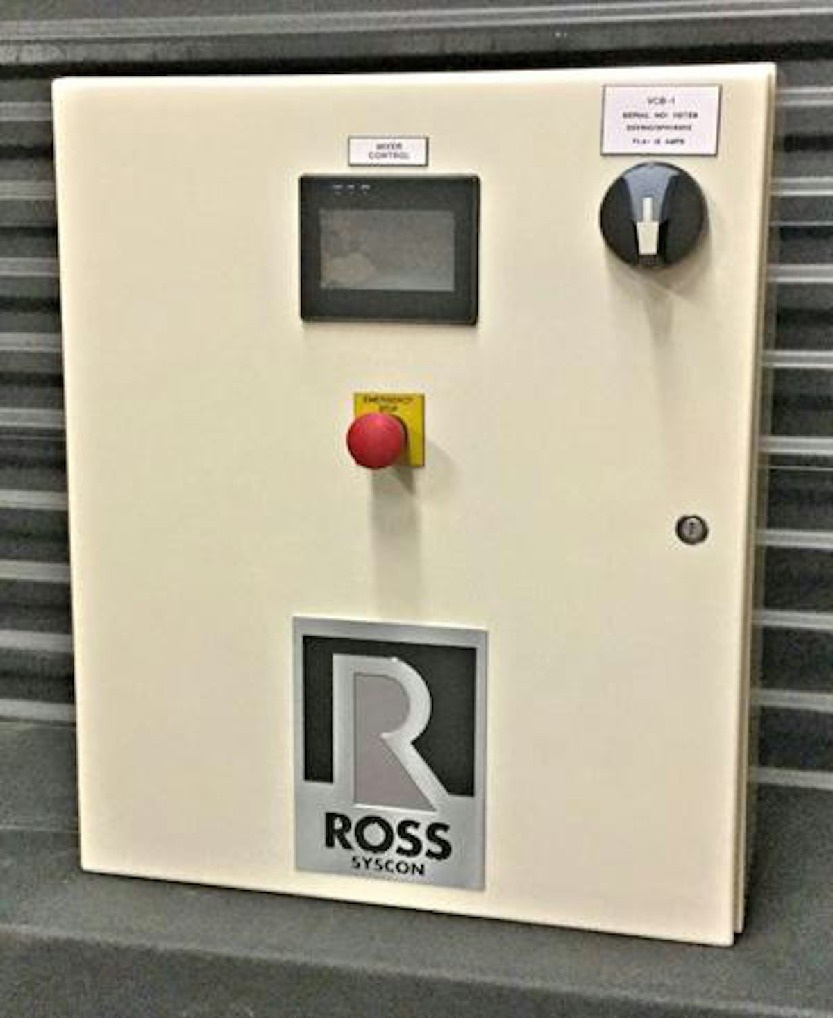 Charles Ross & Son Company SysCon NEMA 12 control panel | PetfoodIndustry
