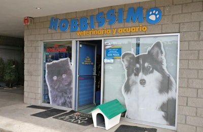 A specialty pet food store and veterinary clinic in Ensenada, Baja California, Mexico | photo by Tim Wall