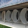 Skov Blue Fan Wall Fan