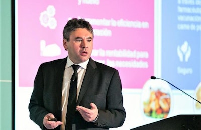 Jérôme Baudon, Director Global del Negocio Avícola de Boehringer Ingelheim Animal Health dice que el objetivo es apoyar a los avicultores y compartir conocimientos e información. Foto cortesía de Boehringer Ingelheim.