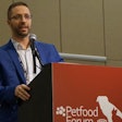 Justin Emig, director of search marketing for digital marketing agency Web Talent Marketing, speaks at Petfood Forum 2017. | Austin Alonzo