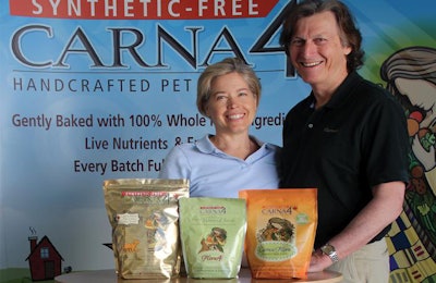 Carna4 Hand Crafted Pet Food Co-founders Maria Ringo and David Stauble started their company in 2010 with the vision to provide pet owners with a convenient, wholly natural, pure food alternative to labor-intensive raw meat and home-cooked diets. | Carna4