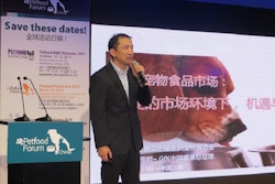 The potential for further pet food growth in China is high as more households own pets, said Alfred Zhou of GfK, during Petfood Forum China 2017. l Debbie Phillips-Donaldson