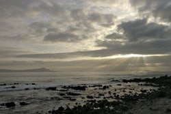 Sunset in Ensenada, Baja California, Mexico outside the site of Tecnología de Alimentos para Mascotas workshop. | Tim Wall