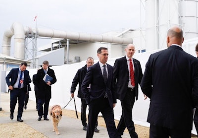 Hungarian government officials and Nestle executives inaugurated the pet food facility expansion. | image courtesy Nestle Purina