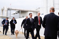 Hungarian government officials and Nestle executives inaugurated the pet food facility expansion. | image courtesy Nestle Purina