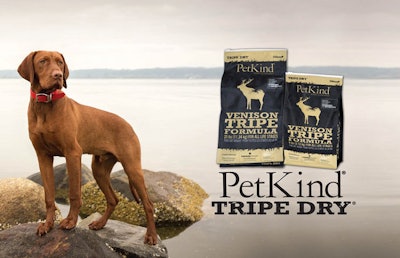 Some pet food companies market tripe, technically a meat by-product, as a novel protein ingredient, though it's not used much in dry dog foods in the US, according to the Dog and Cat Food Ingredient Center. l Courtesy of PetKind