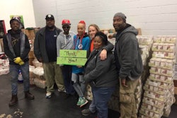 Photo by Perfection Pet Foods | Fulton County Animal Shelter employees and the donated product from Perfection Pet Foods.