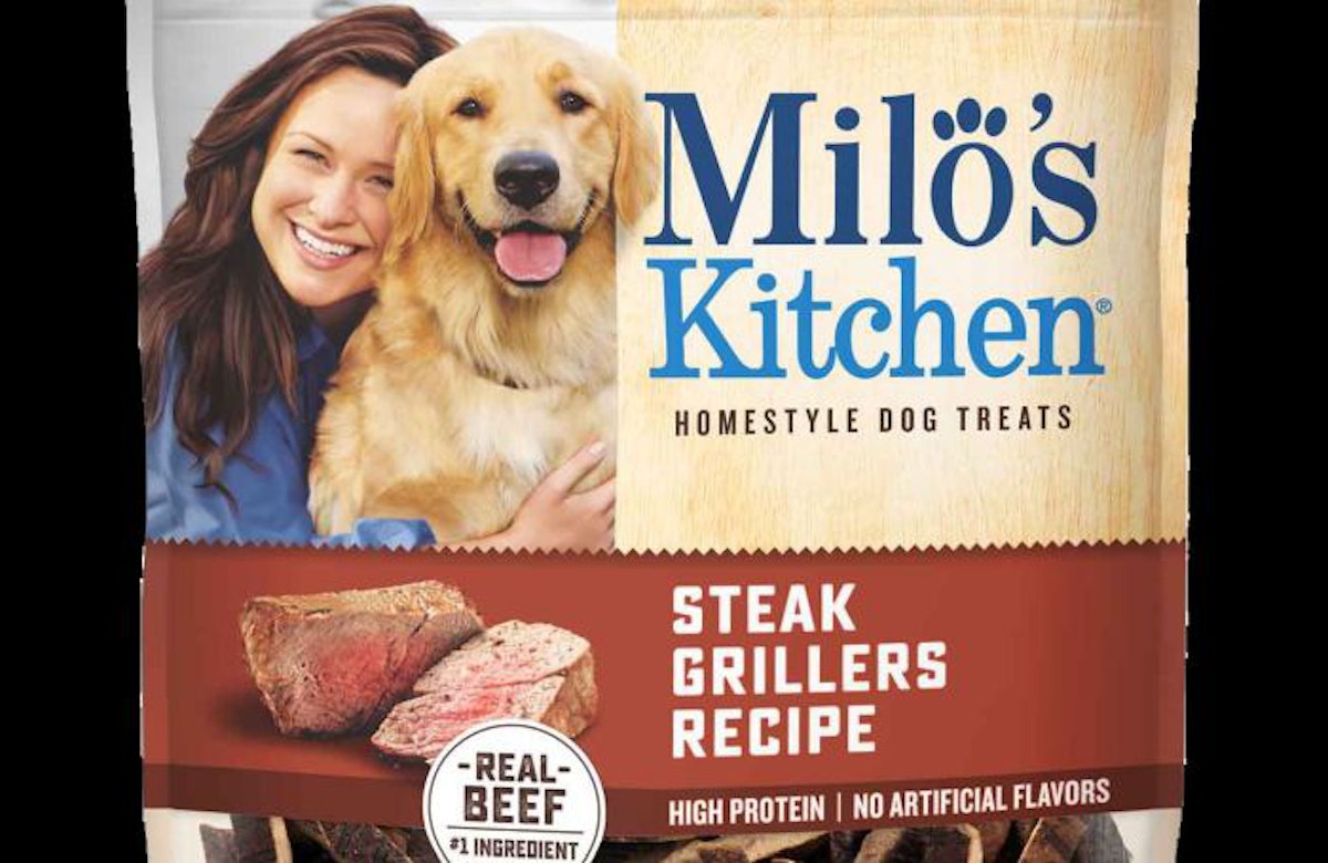 Milo s Kitchen recalls dog treats for thyroid hormones PetfoodIndustry
