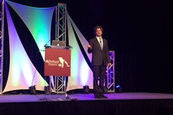 Brian Hare, PhD, associate professor of evolutionary anthropology at Duke University and founder of Dognition, delivered the closing address at Petfood Forum 2018. | photo by Greg Watt