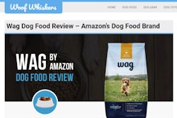 screen image from Woof Whiskers website