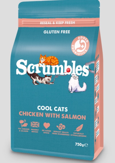 Scrumbles cool cats chicken with salmon