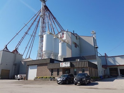 Jones Feed Mills' location in Linwood, Ontario, Canada. | Courtesy Jones Feed Mills