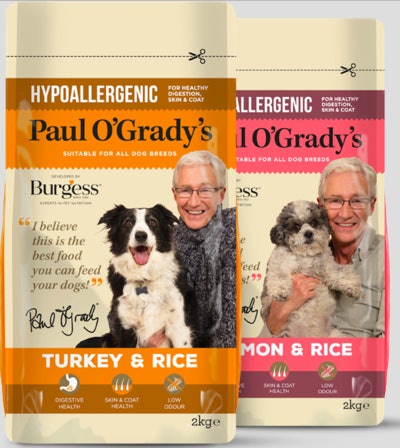 Burgess Paul O'Grady's Hypoallergenic dog food