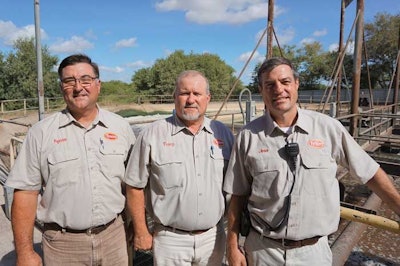 From left: Kynan Barry, Seguin Complex environmental manager; Tracy Shannon, Seguin plant manager and Jess Chadick, Seguin complex manager | Photo by Austin Alonzo