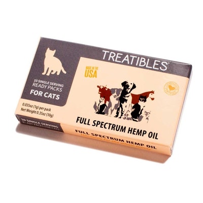 Treatibles Ready Packs full spectrum hemp oil for cats and dogs