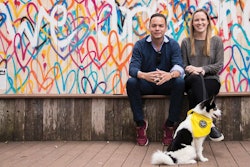 Grocery pup Co-founders Javier Marriott and Ruth Stedman were partially inspired by their desire to give their Pomsky (half-Pomeranian, half-Husky) Lola the best in fresh pet food. (Courtesy Grocery Pup)