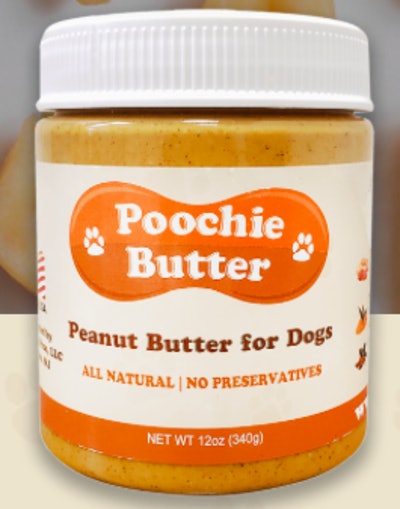 Poochie Butter Peanut Butter for dogs