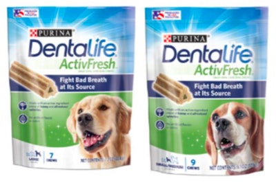 Purina DentaLife ActivFresh daily oral care chews