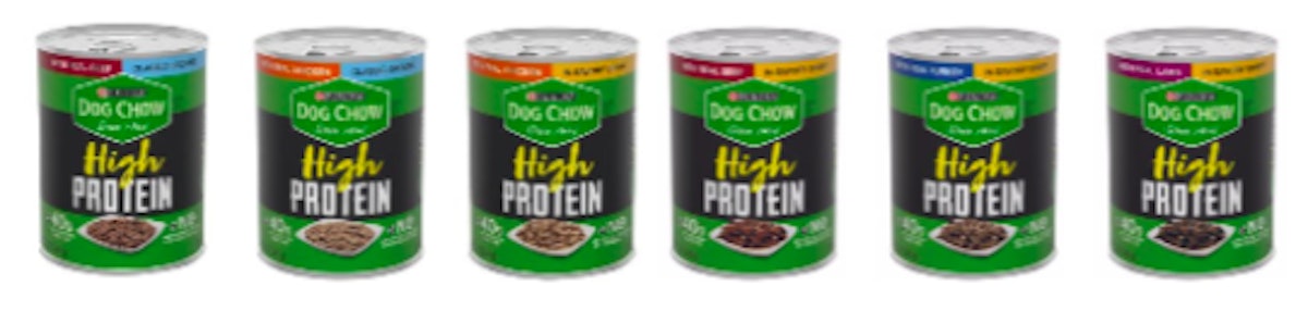 Dog chow online wet