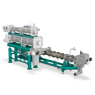 Bühler Inc. PolyOne single-screw extruder