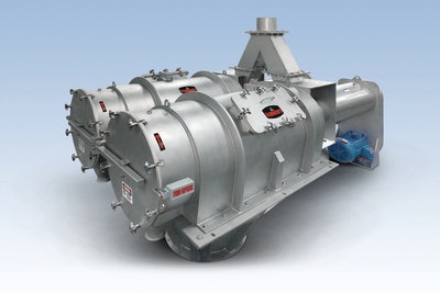 Kason Corp. model Twin XOB-PS-SS Pneumati-Sifter Ultra High Capacity dual centrifugal sifter