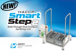 Best Sanitizers Inc. HACCP SmartStep2 Walk-Through Dual Footwear Sanitizing Unit