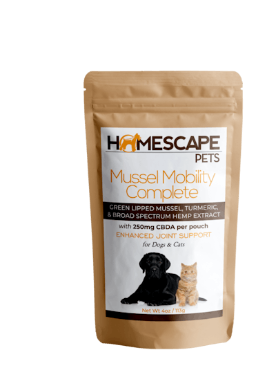 Homescape Pets Mussel Mobility Complete with CBDa