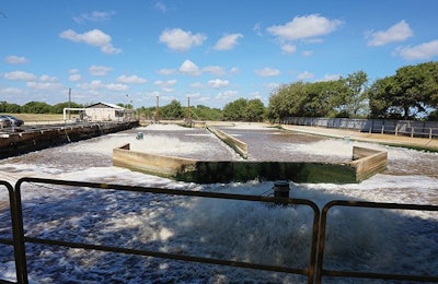 The facility recently installed a privacy fence around its wastewater treatment complex to improve the view of residential neighbors and those using an adjacent trail. (Photo by Austin Alonzo)