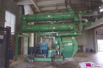The Spruce Pine feed mill utilizes a 90-ton/hour CPM pelleting line with a Bliss counterflow cooler. The pellet mill is rated at 10,000 tons/week, but with room for a second line, the mill can double its capacity in the future. (Jackie Roembke)