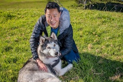 Addiction Foods Founder and CEO Jerel Kwek, here with Husky Koda, ensures his company stays on the path of expansion with premium products and international access to high-growth markets like China. | Courtesy Addiction Foods