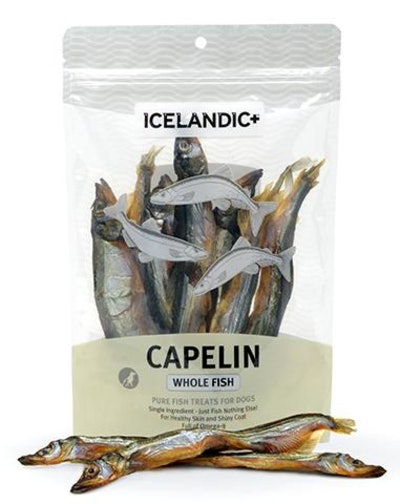 Icelandic+ Capelin Whole Fish dog treats