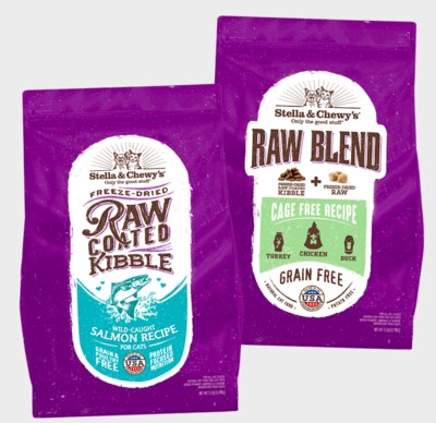 Stella & Chewy's Raw Coated and Blend Kibbles