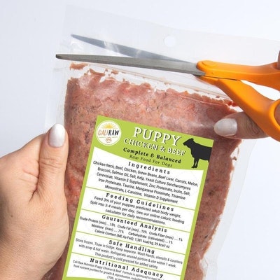 Cali Raw Nutrition Puppy formulas