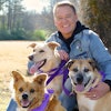 For CEO Beau Mainous (here with his dogs, front to back, Miley, Bailey and Marley) and his team at I and love and you pet food, pets are people, too. l (Courtesy I and love and you)