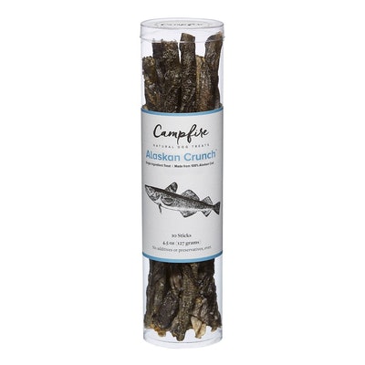 Campfire Treats Alaskan Crunch cod skins for dogs