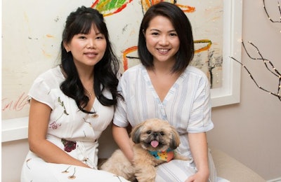 Co-founder/CEO Rei Kawano and Co-founder/COO Melanie Han, with Shih Tzu Rara, have focused on pet gut health as well as the consumer experience to stand out in a growing online market. | Photo courtesy Heed Foods