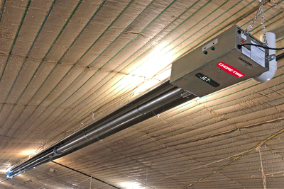 Chore-Time JET and COMFORTER Radiant Tube Heaters