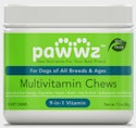 Pawwz Multivitamin Chews with hemp for dogs