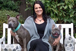 Cali Raw Nutrition Founder and CEO Brandine Strand, seen here with her dogs Bodhi, a French Bulldog, and Dharma, a Pitbull, has had a memorable first year filled with growth and pivots as a global pandemic changes everyone’s business plans. | (Courtesy Cali Raw Nutrition)