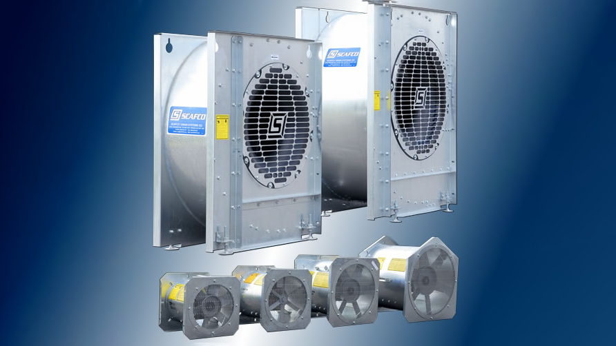 Centrifugal axial fans