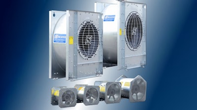 Centrifugal axial fans