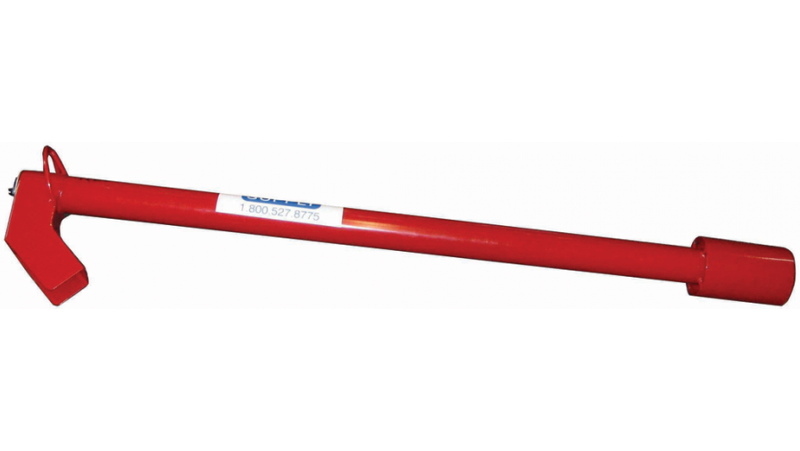 Red rescue power auger